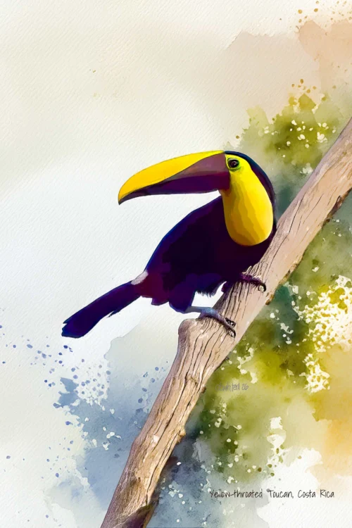 Yellow-throated Toucan, Costa Rica